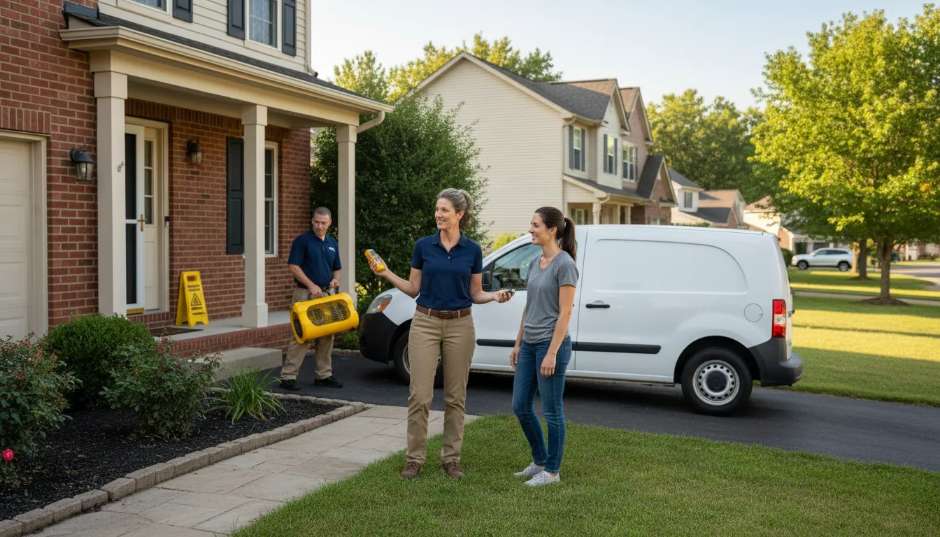 Water restoration image for Water Damage & Restoration Services in Madison, AR